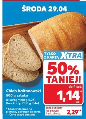 Chleb baltonowski promocja w Kaufland