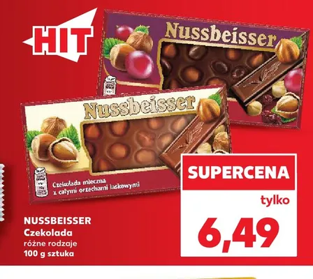 Czekolada Nussbeisser promocja w Kaufland