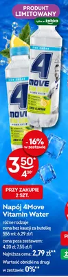 Napój 4Move Vitamin Water promocja w Żabka