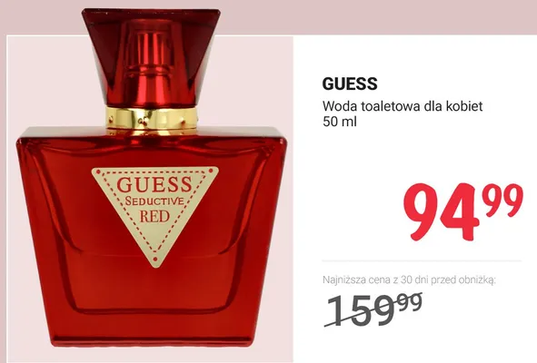 Woda toaletowa dla kobiet Seductive Red promocja w Rossmann