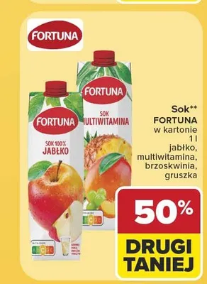 Sok Fortuna gruszka promocja w Carrefour