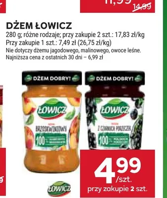 Dżem Łowicz promocja w Stokrotka