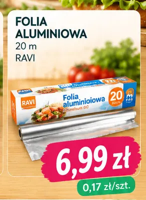 Folia aluminiowa Ravi promocja w emma MARKET