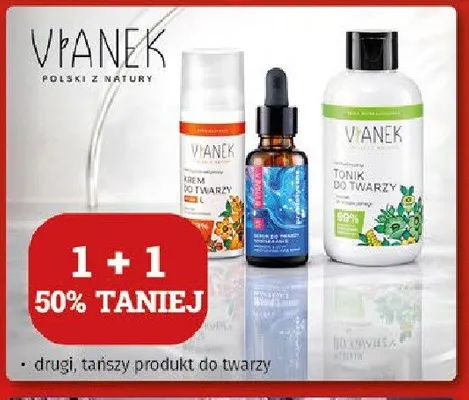 Drugi tańszy produkt do twarzy promocja w Drogeria Kosmyk