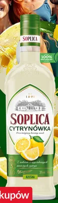 Wódka smakowa Soplica Cytrynówka Rześka 26% promocja w Biedronka