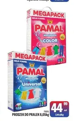 Proszek do pralek Universal Pamal promocja w Tomi Markt