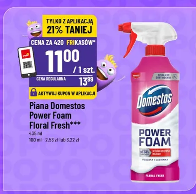 Piana Domestos Power Foam Floral Fresh promocja w POLOmarket
