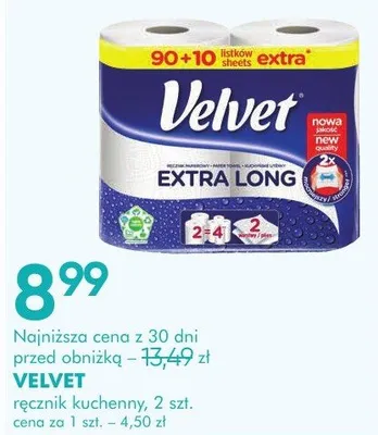 Ręcznik kuchenny VELVET ręcznik kuchenny, 2 szt. promocja w Makro
