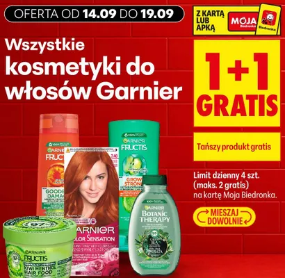 Maska do włosów Garnier Fructis Hair Food Kiwi Menthol promocja w Biedronka
