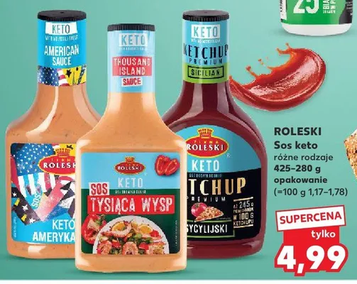 Sos keto różne rodzaje promocja w Kaufland