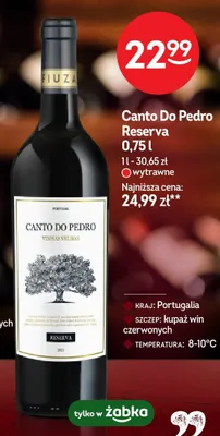 Wino czerwone Reserva promocja w Żabka
