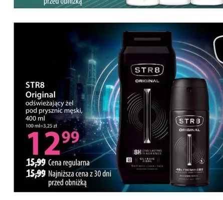 Żel pod prysznic męski STR8 Original promocja w Hebe