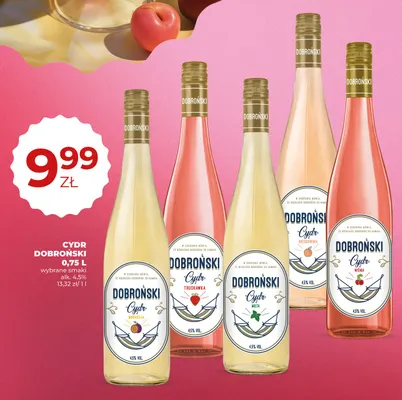 Cydr Dobroński Marakuja promocja w Duży Ben