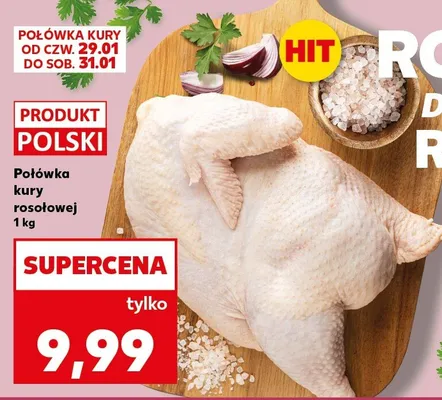 Kurczak połówka kury rosołowej promocja w Kaufland