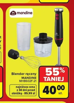 Blender ręczny Mandine promocja w Carrefour
