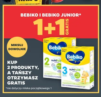 Mleko modyfikowane Bebiko 2 NutriFlor Expert promocja w Netto