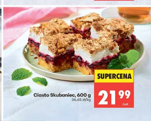 Ciasto Skubaniec promocja w Biedronka
