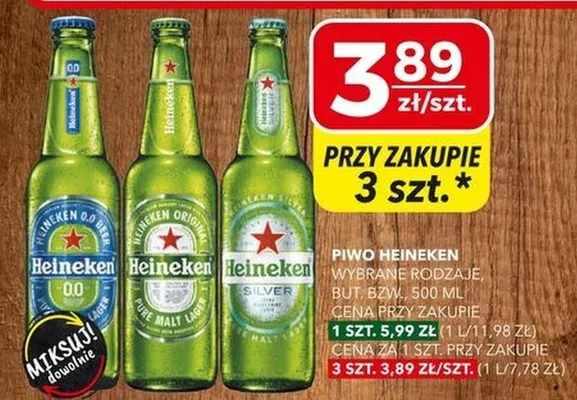 Piwo Heineken promocja w Top Market