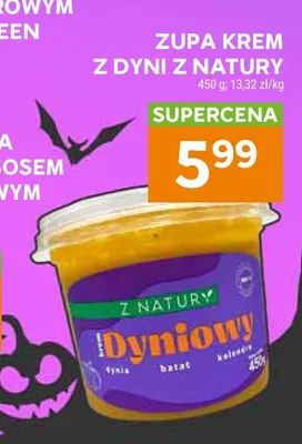 Zupa krem z dyni Z Natury promocja w Stokrotka