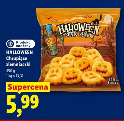 Chrupiące ziemniaczki Halloween promocja w Lidl