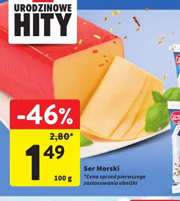 Ser morski promocja w Intermarche