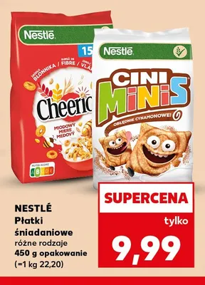 Płatki śniadaniowe Cheerios miodowe Nestlé promocja w Kaufland