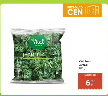 Jarmuż promocja w Biedronka