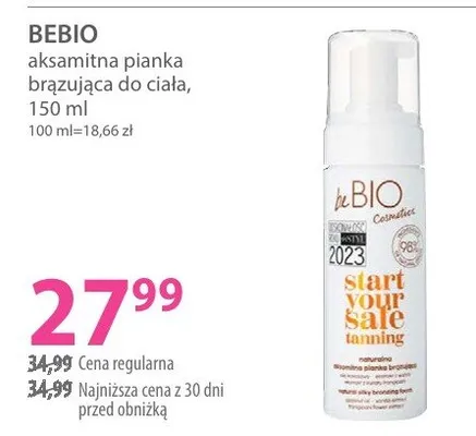 Pianka aksamitna do ciała brzucha promocja w Hebe