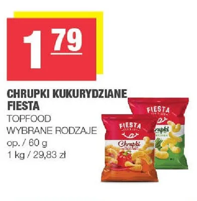 Chrupki kukurydziane Fiesta promocja w SPAR