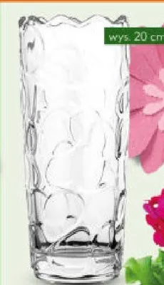Wazon szklany dekoracyjny, różne wzory Kaufland promocja w Kaufland