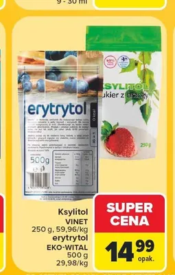 Erytrytol Eko-Wital promocja w Carrefour Market