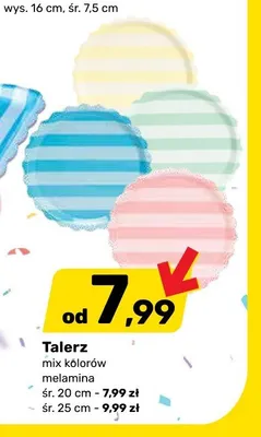 Talerz śr. 25cm promocja w Bricomarche