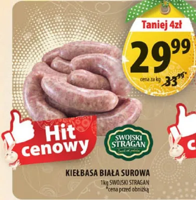 Kiełbasa biała surowa promocja w Arhelan