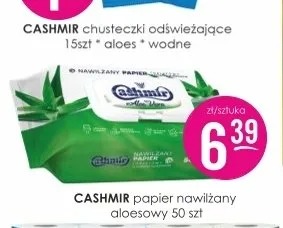 Papier toaletowy nawilżany aloesowy Cashmir promocja w Drogerie Jasmin