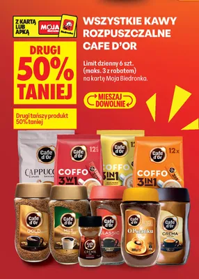 Kawa rozpuszczalna Cafe D'Or Classic promocja w Biedronka