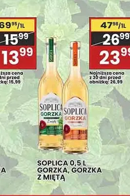 Nalewka Soplica Gorzka 0,5 l promocja w Wafelek
