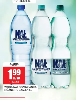 Woda gazowana Nałęczowianka delikatnie promocja w Bingo