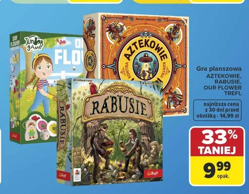 Gra planszowa Flo Trefl promocja w Carrefour