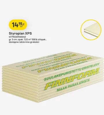 Styropian XPS promocja w Castorama