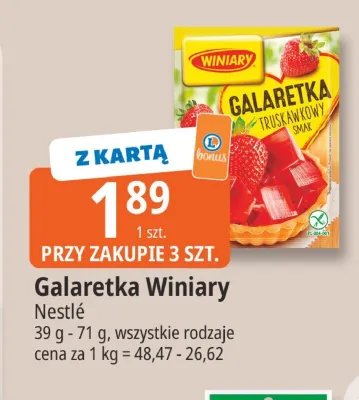 Galaretka Winiary promocja w Leclerc