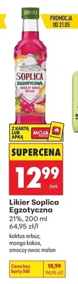 Likier Soplica Egzotyczna kaktus arbuz 21% promocja w Biedronka