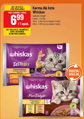 Karma dla kota Tasty Mix promocja w POLOmarket