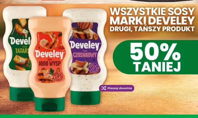 Sos 1000 Wysp Develey promocja w Dino
