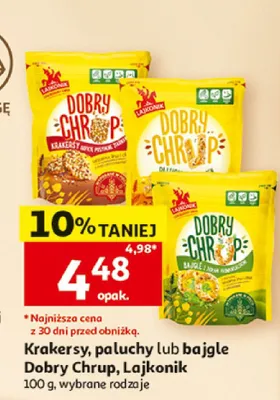 Bajgle Lajkonik Dobry Chrup promocja w Auchan