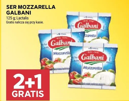 Ser Mozzarella Galbani Lactalis promocja w Stokrotka