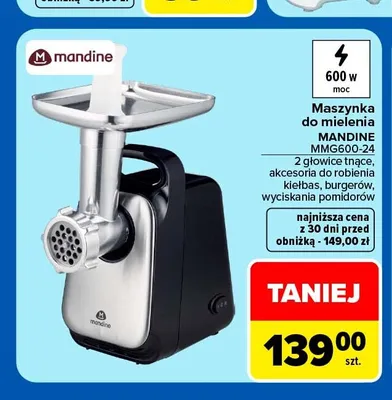 Maszynka do mielenia Mandine promocja w Carrefour Market