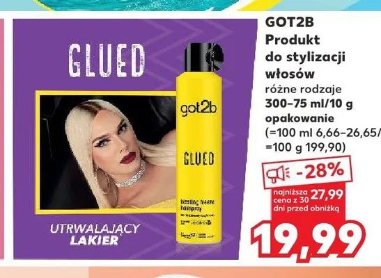 Produkt do stylizacji włosów Got2b promocja w Kaufland