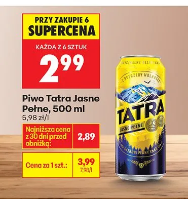 Piwo promocja w Biedronka