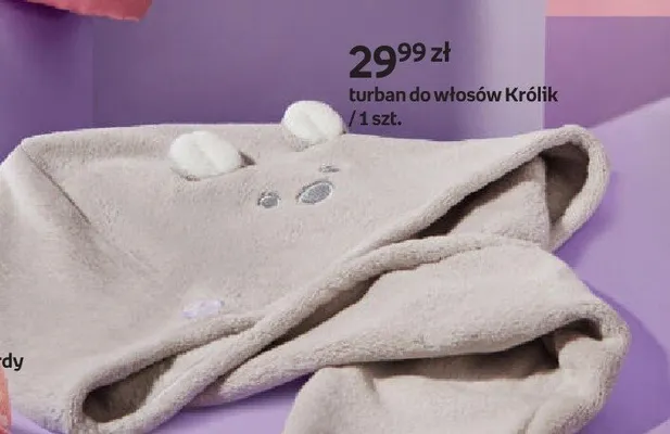 Turban do włosów Królik promocja w Empik
