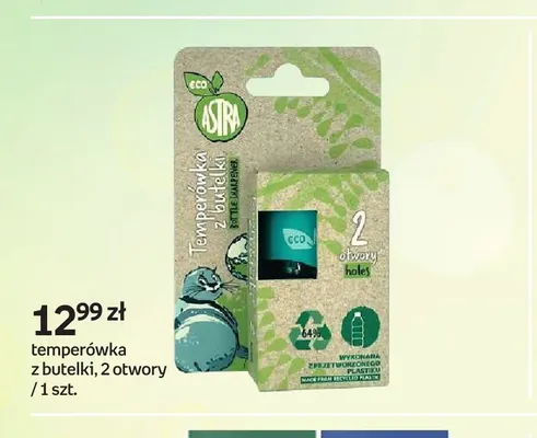 Temperówka z butelki 2 otwory Astra promocja w Empik